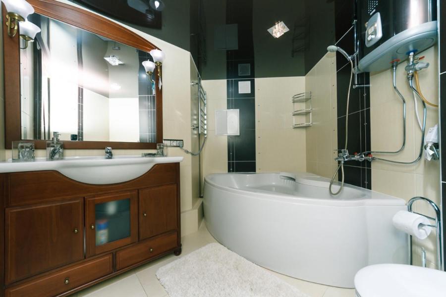 Stylish Two-Level Flat 2 Min From Khreschatyk 키예프 외부 사진